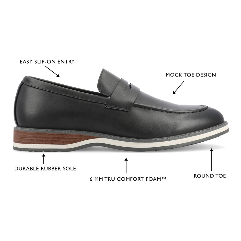 Vance Co. Kahlil Penny Loafer - Bundle Bus