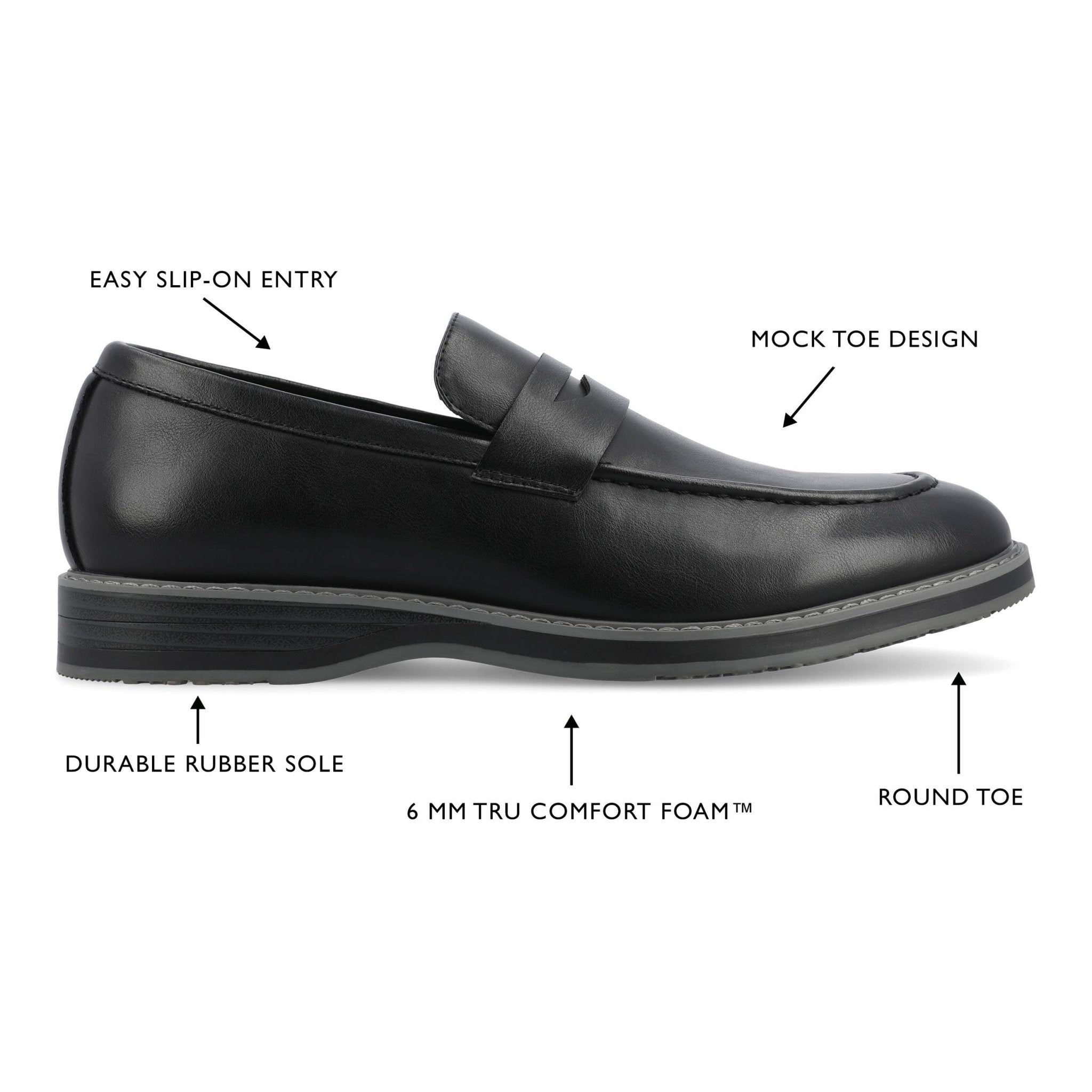 Vance Co. Kahlil Penny Loafer - Bundle Bus