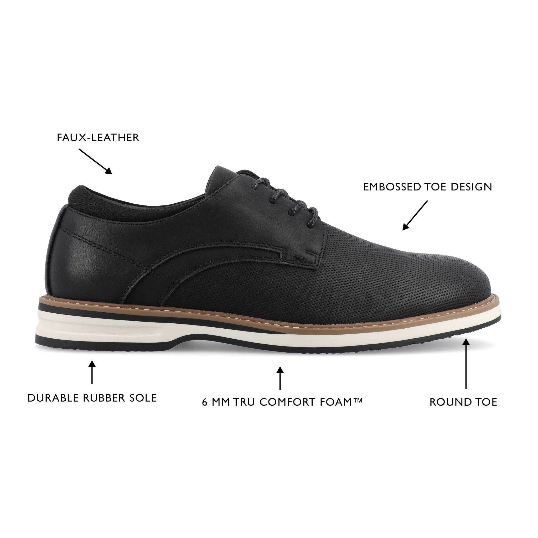 Vance Co. Leon Casual Dress Shoe - Bundle Bus