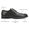 Vance. Co Ozzy Wingtip Hybrid Dress Shoe - Bundle Bus