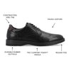 Vance Co. Rutger Plain Toe Hybrid Dress Shoe - Bundle Bus