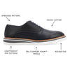 Vance Co. Weber Plain Toe Hybrid Dress Shoe - Bundle Bus