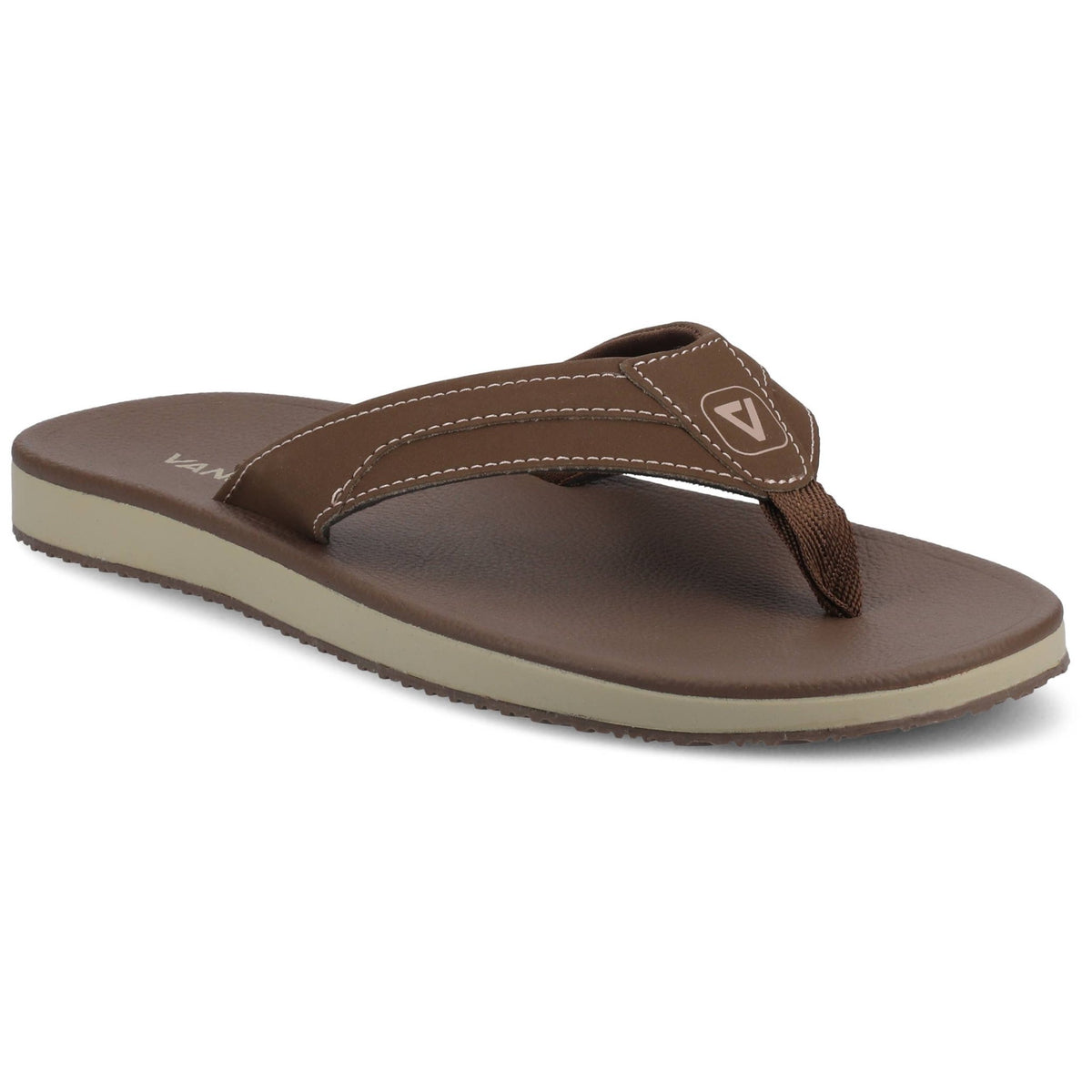 Vance Mens Boyd Comfort Flexible Flip - flop Sandal - Bundle Bus