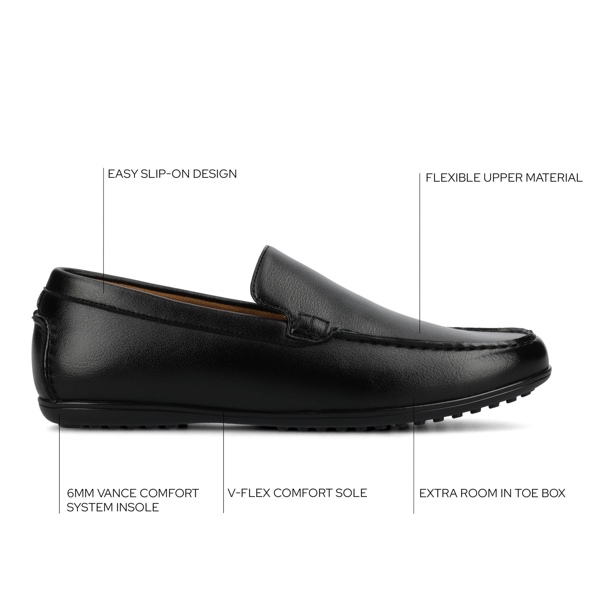 Vance Sergio Slip - on Venetian Driving Loafer - Bundle Bus