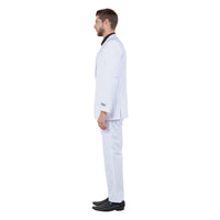 White Solid 2 - PC Slim Fit Performance Stretch Suits - Bundle Bus