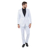 White Solid 2 - PC Slim Fit Performance Stretch Suits - Bundle Bus