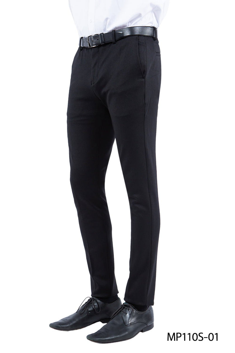 Z - Flex Knit Trousers, Black - Bundle Bus