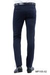 Z - Flex Knit Trousers, Navy - Bundle Bus