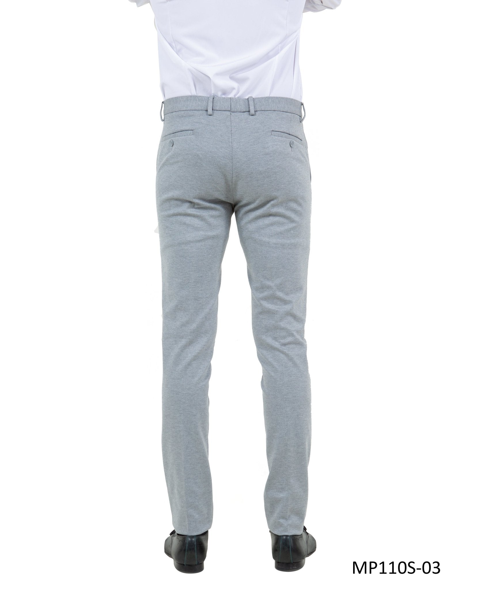 Z - Flex Open Bottom Knit Trousers, Black - Bundle Bus