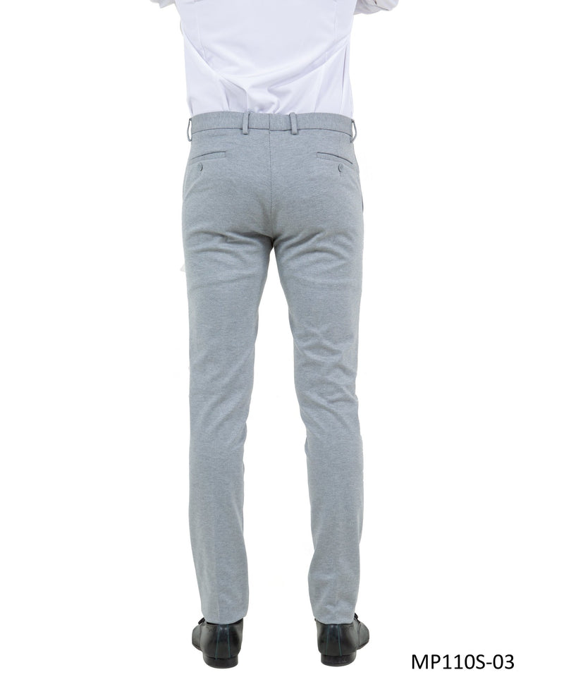 Z - Flex Open Bottom Knit Trousers, Black - Bundle Bus