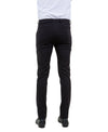 Z - Flex Open Bottom Knit Trousers, Black - Bundle Bus