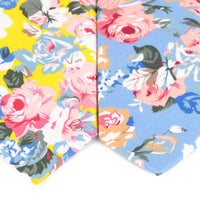 Floral Cotton Slim Tie 2.5"  - NVC-FLORAL4