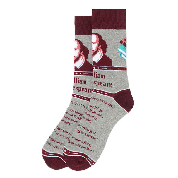 Men's Shakespeare Novelty Socks - NVS19588