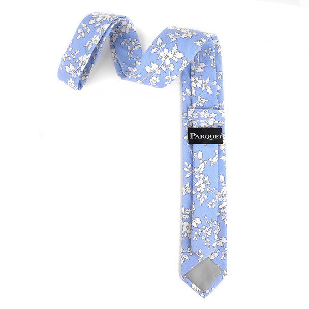 Floral Cotton Slim Tie 2.5"  - NVC-FLORAL6