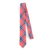 Men's Hot Pink Plaid Flannel 2.25" Cotton Slim Tie - MPPW1714