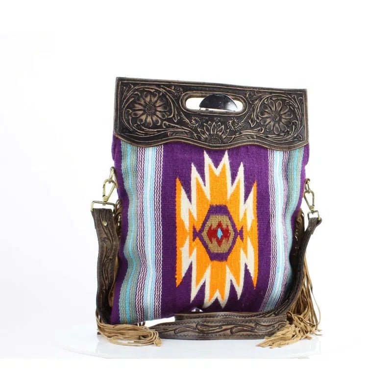 American Bison Colorful Serape Shopper AB 1786 - Bundle Bus