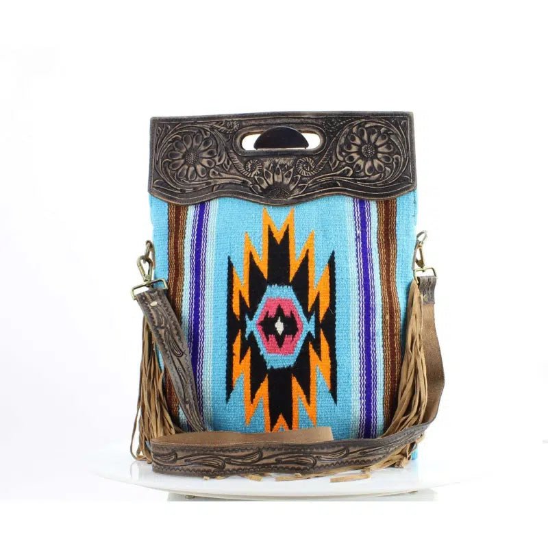 American Bison Colorful Serape Shopper AB 1786 - Bundle Bus