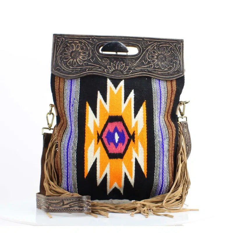 American Bison Colorful Serape Shopper AB 1786 - Bundle Bus
