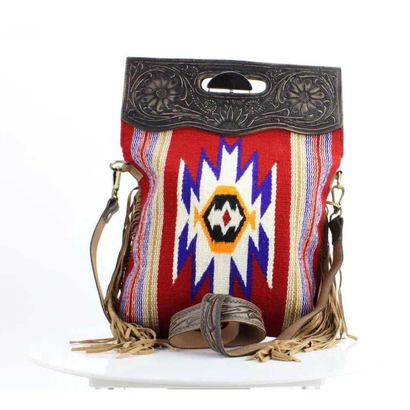 American Bison Colorful Serape Shopper AB 1786 - Bundle Bus