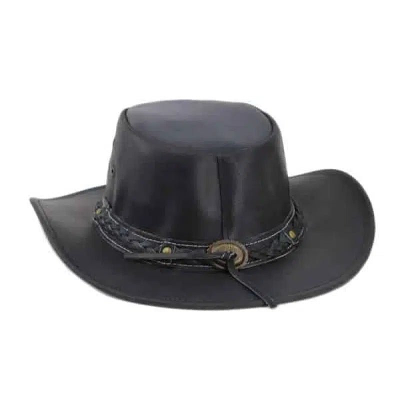 American Bison Smooth Leather Cowboy Hat #HT116 - Bundle Bus