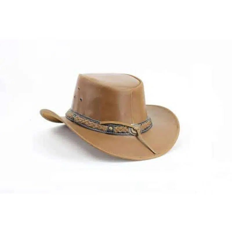 American Bison Smooth Leather Cowboy Hat #HT116 - Bundle Bus