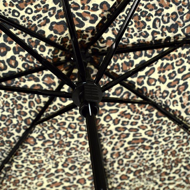 Animal Print Telescopic Compact Umbrella with Plastic Handle - UM5005 - Bundle Bus