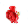 Assorted Solid Mini Bouquet Clutch Back Flower Lapel Pin 4pc Combo Set 4FLP-BURG - Bundle Bus
