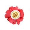 Assorted Solid Mini Bouquet Clutch Back Flower Lapel Pin 4pc Combo Set 4FLP-BURG - Bundle Bus