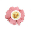 Assorted Solid Mini Bouquet Clutch Back Flower Lapel Pin 4pc Combo Set 4FLP-CORAL - Bundle Bus