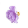 Assorted Solid Mini Bouquet Clutch Back Flower Lapel Pin 4pc Combo Set 4FLP-PRP - Bundle Bus