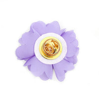 Assorted Solid Mini Bouquet Clutch Back Flower Lapel Pin 4pc Combo Set 4FLP-PRP - Bundle Bus