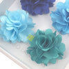 Assorted Solid Mini Bouquet Clutch Back Flower Lapel Pin 4pc Combo Set 4FLP-TURQ - Bundle Bus