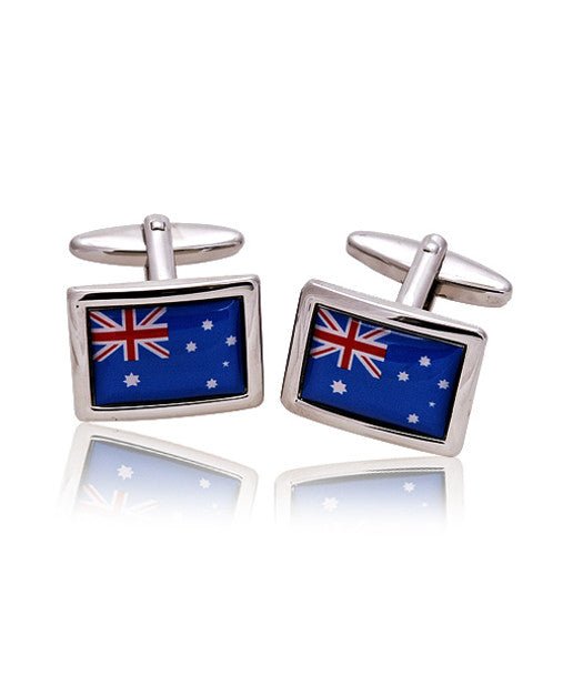 Australian Flag Novelty Cufflink NCL3602 - Bundle Bus