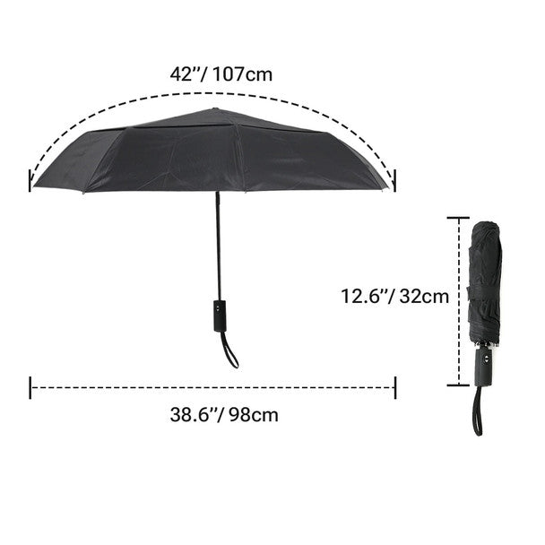 Auto Open & Close Compact Double Layer Telescopic Umbrella-UM5036 - Bundle Bus