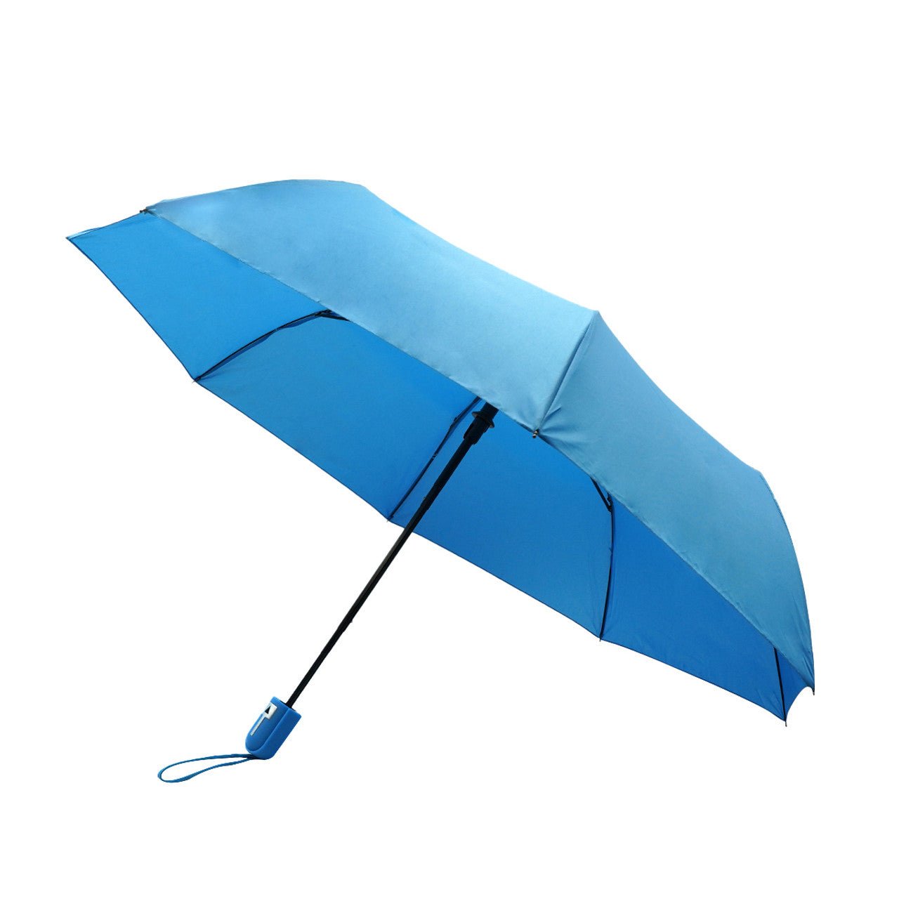 Auto Open Compact Solid Color Travel Umbrella - UM5029 - Bundle Bus