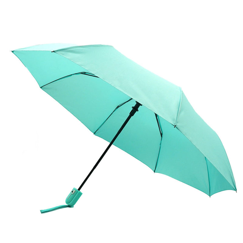 Auto Open Compact Solid Color Travel Umbrella - UM5029 - Bundle Bus