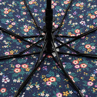 Auto Open Floral Compact Umbrella -UM3211 - Bundle Bus