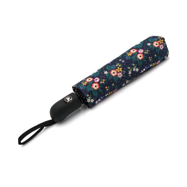 Auto Open Floral Compact Umbrella -UM3211 - Bundle Bus