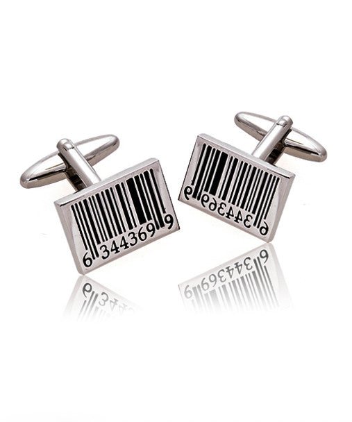 Bar Code Novelty Cufflink NCL1727 - Bundle Bus