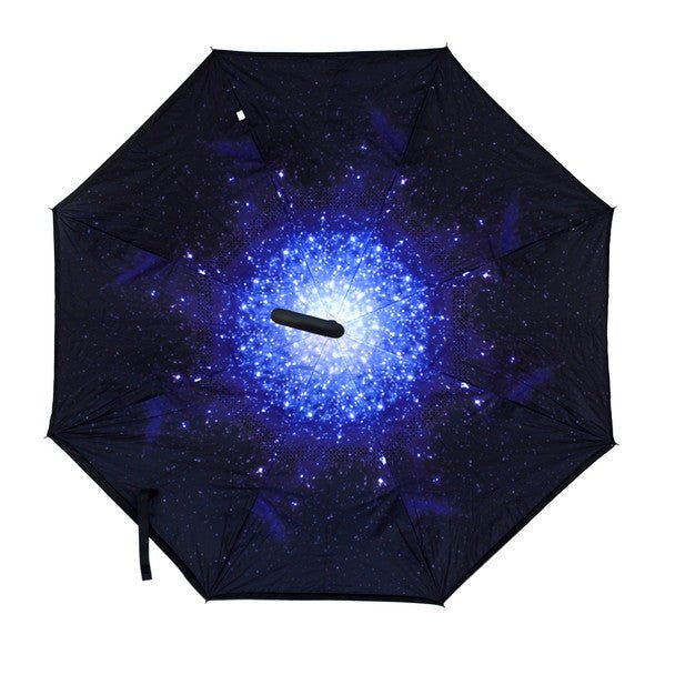 Big Bang Explosion Galaxy Double Layer Inverted Umbrella - IUM18057 - Bundle Bus