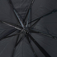 Black Telescopic Compact Umbrella with Plastic Handle - UM5004 - Bundle Bus