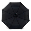 Black Telescopic Compact Umbrella with Plastic Handle - UM5004 - Bundle Bus