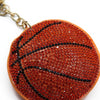 Bling Crystal Basketball Sport Keychain-31252HY-G - Bundle Bus