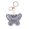 Bling Crystal Rhinestone Black Butterfly Keychain31143CR-G - Bundle Bus