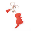 Bling Crystal Rhinestone Red Trex Dino Keychain-31694HY-G - Bundle Bus