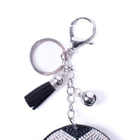 Bling Crystal Rhinestone Soccer Ball keychain-31251JT-S - Bundle Bus