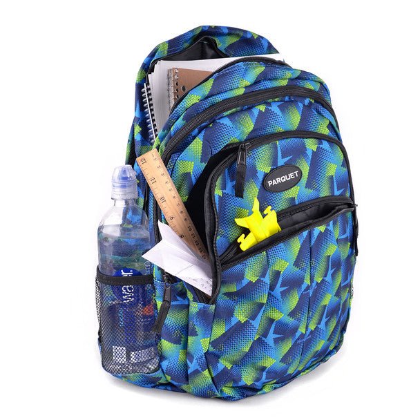 Blue Dots Pattern Novelty Backpack-NVBP-22 - Bundle Bus