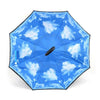 Blue Sky Double Layer Inverted Umbrella - UM18051-BL - Bundle Bus