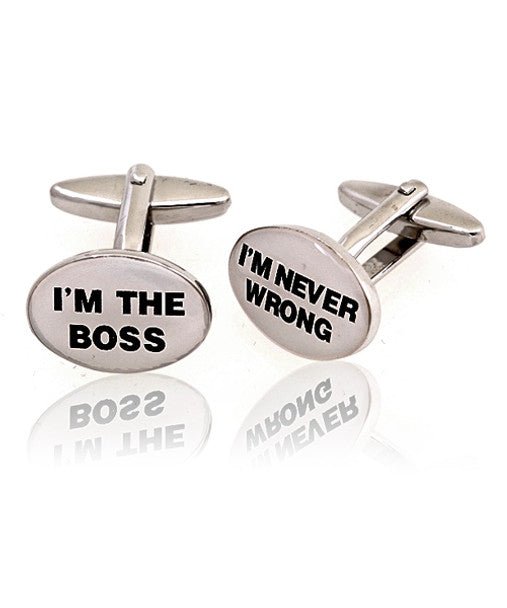 Boss/never wrong Novelty Cufflink NCL3610 - Bundle Bus