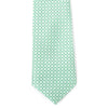 Boy's 14" Grid Green Zipper Tie - Bundle Bus